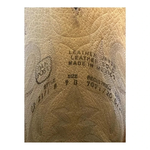 Dan Post Milwaukee Antique Brown Leather Western Casual Boots Men's Size 9D - Picture 6 of 12